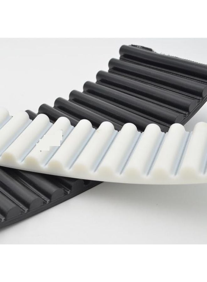 طابعة Zkenshan ثلاثية الأبعاد حزام توقيت HTD 14M بعرض 55 مم وطول متر واحد، حزام متزامن من البولي يوريثان الأبيض والفولاذ - Image 3