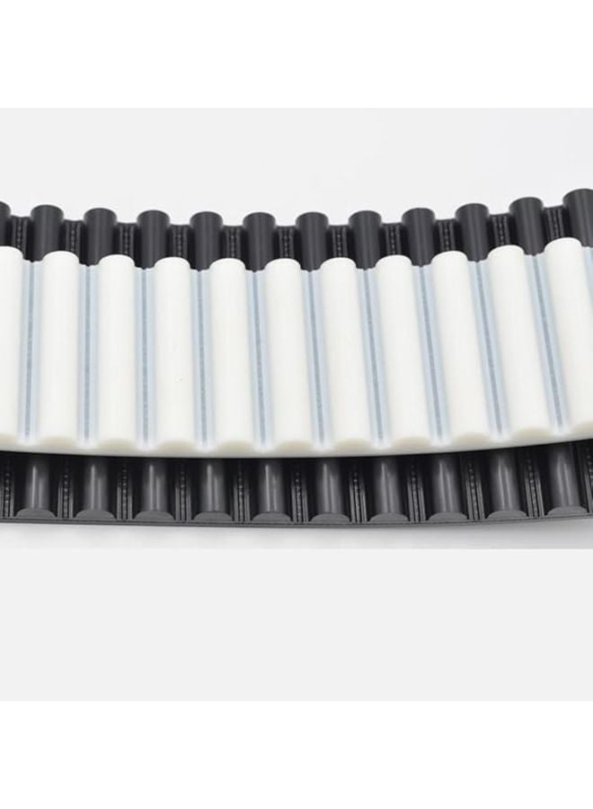 طابعة Zkenshan ثلاثية الأبعاد حزام توقيت HTD 14M بعرض 55 مم وطول متر واحد، حزام متزامن من البولي يوريثان الأبيض والفولاذ - Image 2