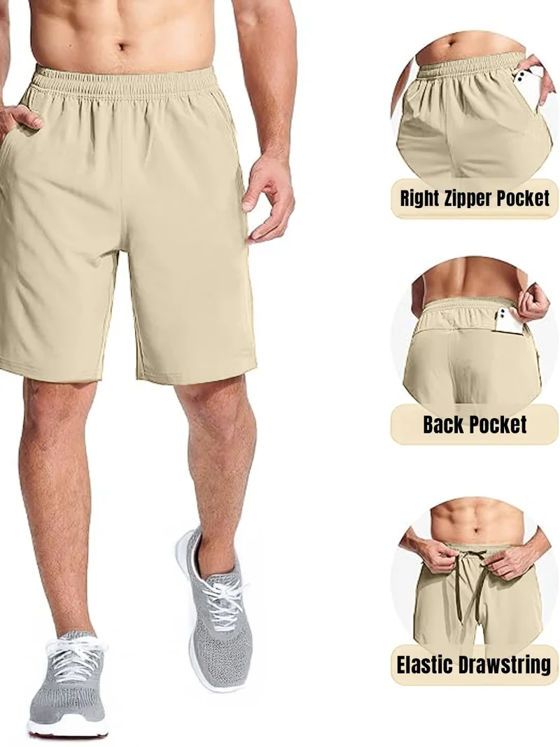 NOBERO  NOBERO Zip Pocket Regular Fit Shorts for Men for Men | Best Price UAE