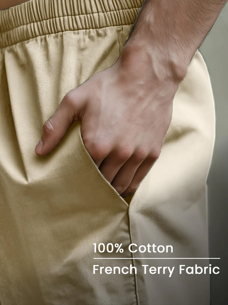 نوبيرو NOBERO Zip Pocket Regular Fit Shorts for Men