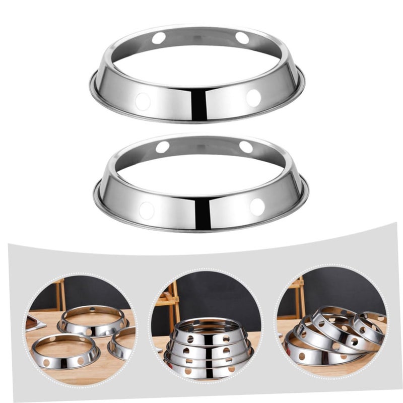 Stainless Steel Wok Ring Holder Heat Resistant Pot Support For Gas Stove - Image 5