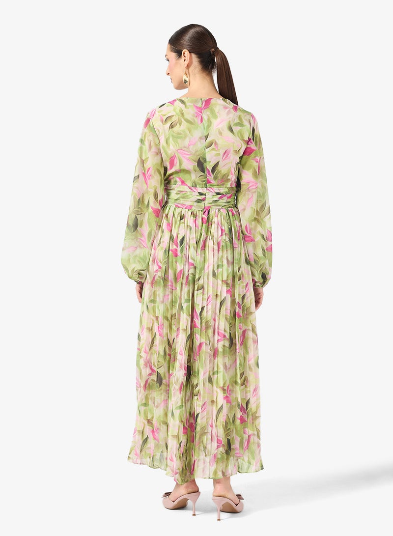 ELLA Floral Print Dress - Image 2