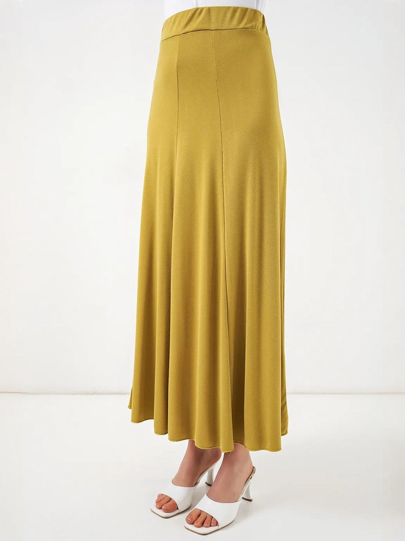 BIG DART BDART High Waist A-Line Maxi Skirt - Image 2
