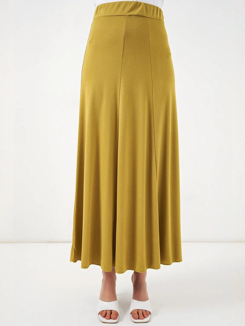 BIG DART BDART High Waist A-Line Maxi Skirt - Image 4