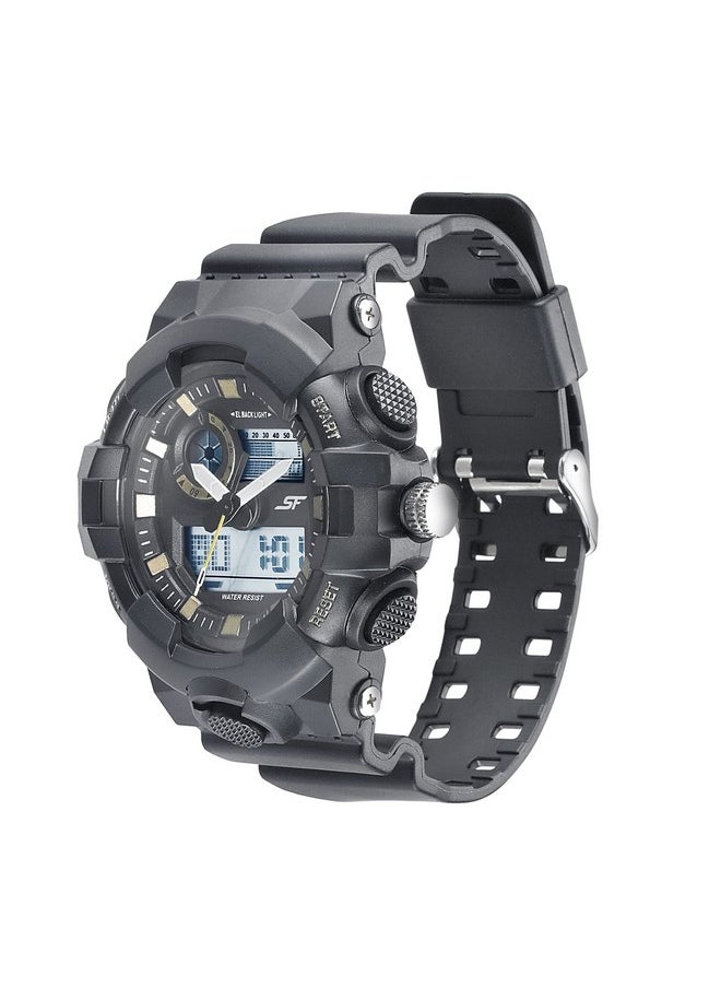 SF SF Hustler Analog-Digital Grey Round Dial Men's Sport Watch-77117PP01W  - Image 3