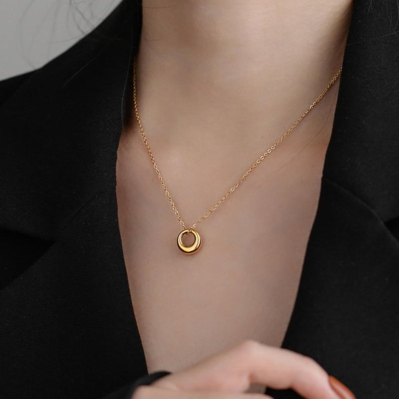 MONOZO pendant chain for women girls Love anti tarnish stainless steel Necklace stylish Neck Chain | Modern Design | Birthday Anniversary gift Valentine Accessories - Image 3