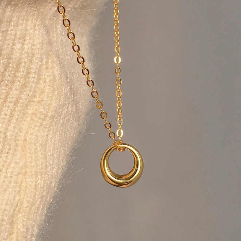 MONOZO pendant chain for women girls Love anti tarnish stainless steel Necklace stylish Neck Chain | Modern Design | Birthday Anniversary gift Valentine Accessories - Image 2