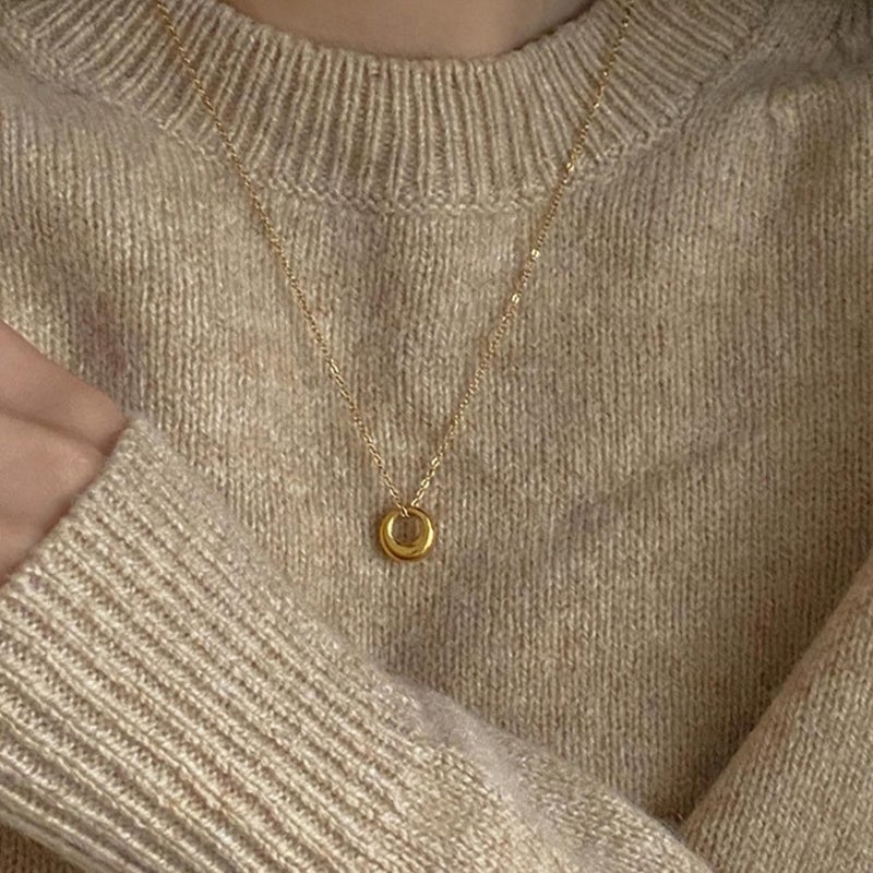 MONOZO pendant chain for women girls Love anti tarnish stainless steel Necklace stylish Neck Chain | Modern Design | Birthday Anniversary gift Valentine Accessories - Image 4
