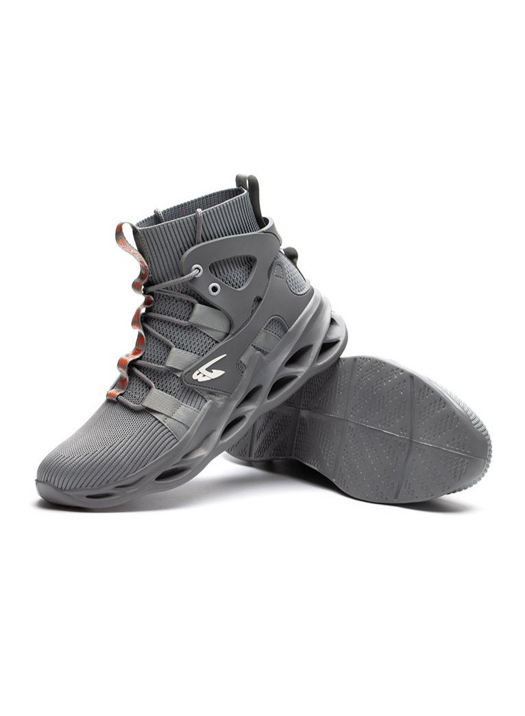 NIBEMINENT Safety Shoes Puncture-Proof Work Sneakers Lightweight Work Shoes Men Steel Toe Shoes Safety Boots Indestructible Shoes - Image 1
