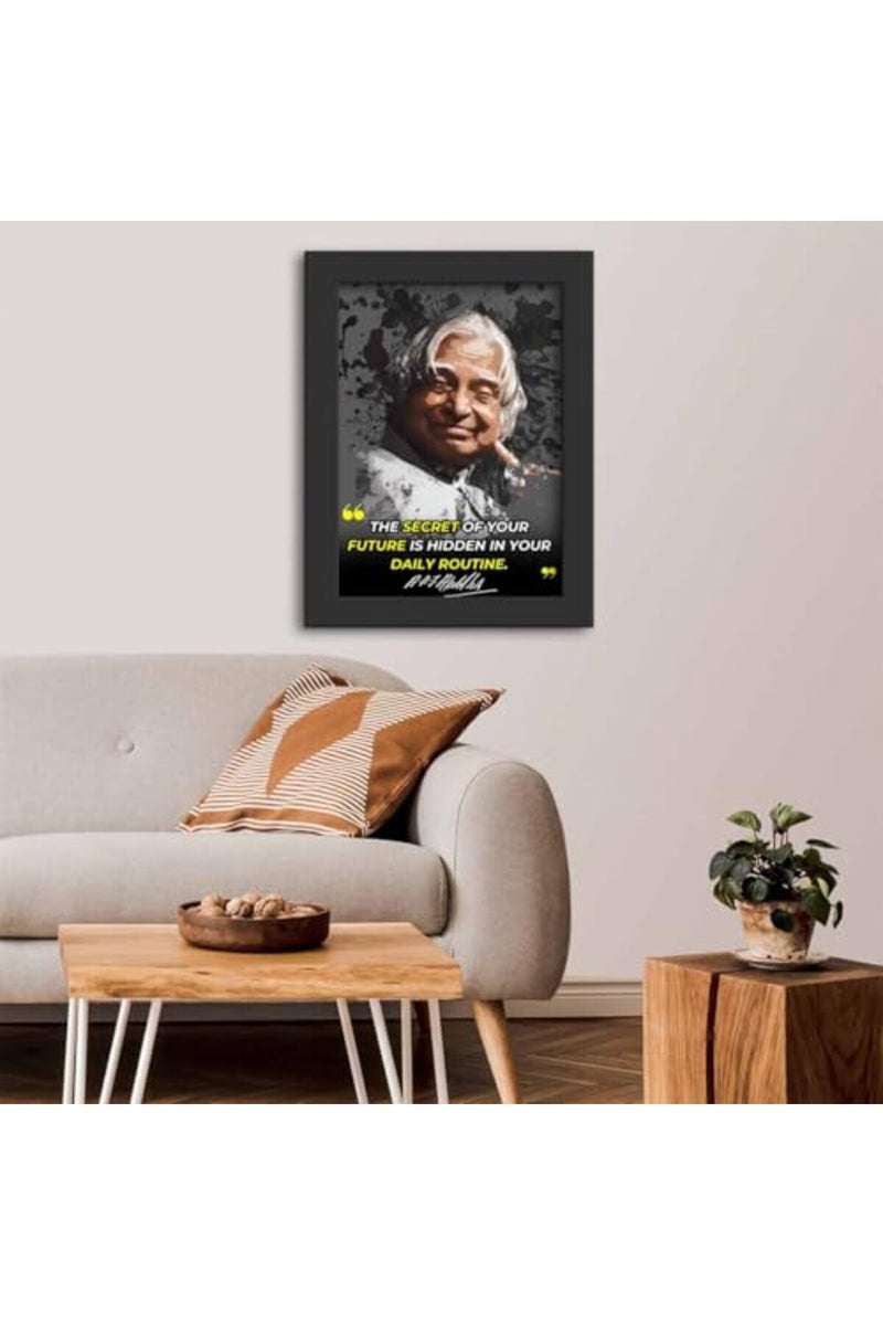 DmcreativityCraft Motivational Quotes Wall Frames APJ Abdul Kalam Posters Framed Art with 1 inch Matt Finish Black Frame for Room, Office and Study Desk Decoration (9.5 x 12.5 inches) - Image 5