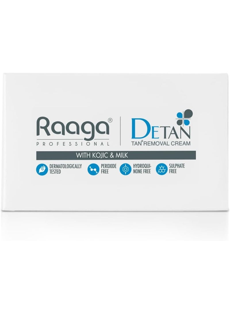 راجا بروفيشنال مجموعة إزالة السمرة | أفضل كريم لإزالة السمرة من الوجه والجسم بالكامل | كريم مضاد للتسمير - ٧٢ غرام (١٢ غرام × ٦) - Image 1