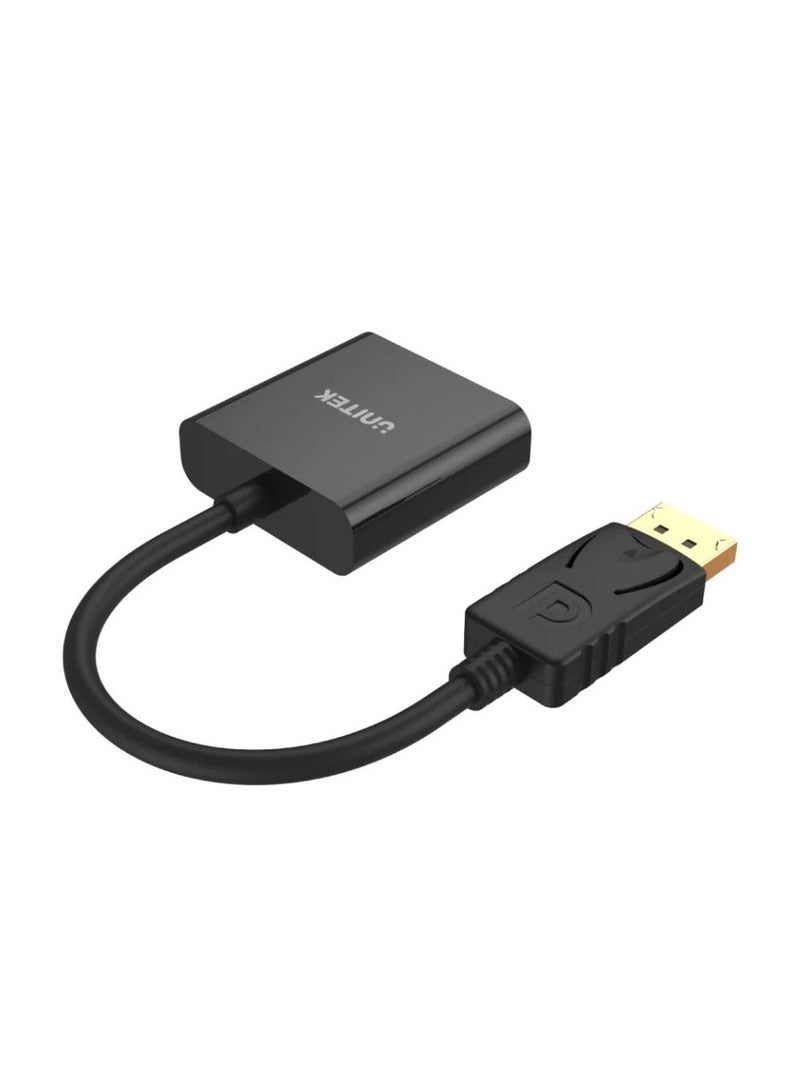 UNITEK DisplayPort to VGA Adapter – High-Performance Video Converter for Seamless Connectivity from DisplayPort-Enabled Devices to VGA Monitors, Projectors, and Displays - Image 2