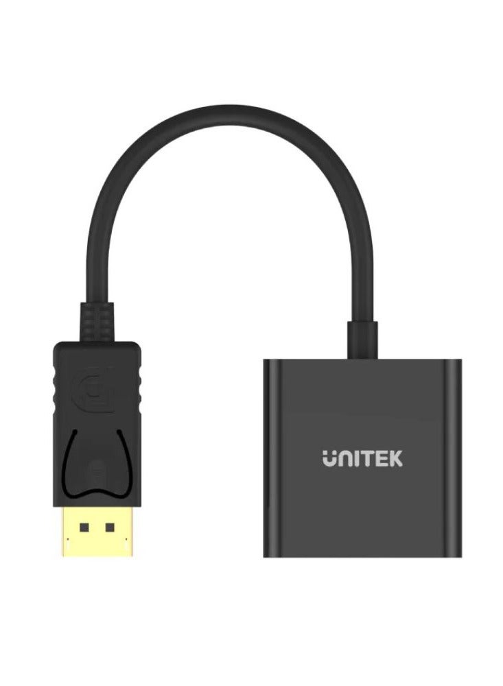 UNITEK DisplayPort to VGA Adapter – High-Performance Video Converter for Seamless Connectivity from DisplayPort-Enabled Devices to VGA Monitors, Projectors, and Displays - Image 3