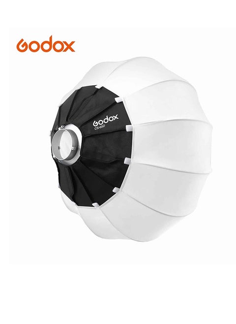 Godox CS-65D 65cm Diameter Collapsible Lantern Softbox Photography Soft Box with Bowens Mount Quick-Install for Video Recording Live Streaming Film Making