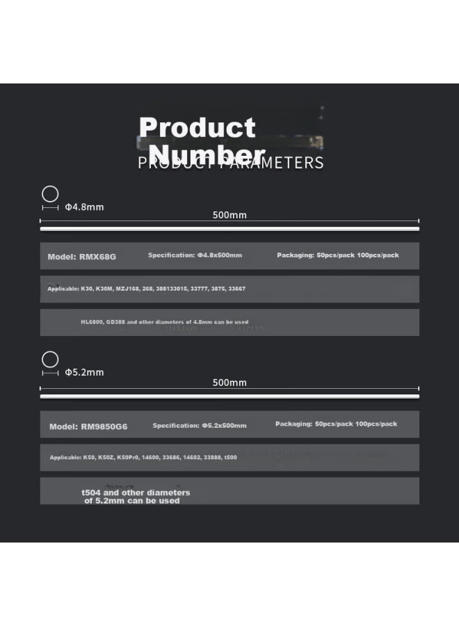 Kingdee Financial Voucher Automatic Binding Machine, Hole Puncher, Hot Melt Rivet Tube Φ4.8*500mm, Hollow Drill Bit, General-purpose Binding Machine Accessories And Consumables - Image 3