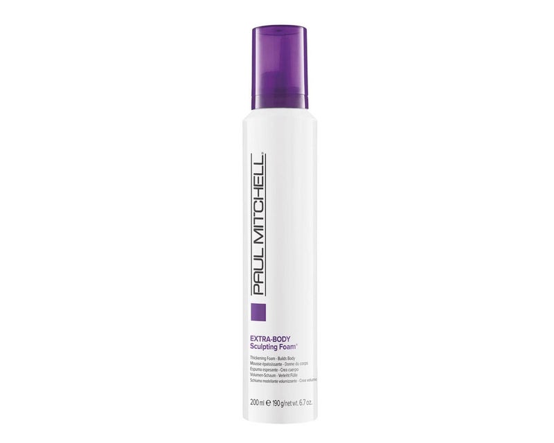 Paul Mitchell Extra-Body Sculpting Foam, Adds Fullness, Touchable Finish, For Fine Hair, 6.7 oz - Image 1