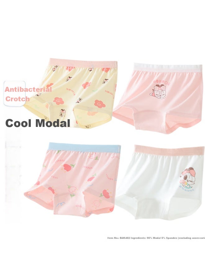 Babu Bean Babbudou Children'S Underwear, Girls' Modal Panties, Baby Girls' Summer Thin Boyshorts, Antibacterial Cotton Bottom Shorts, No Wedgie - Image 2