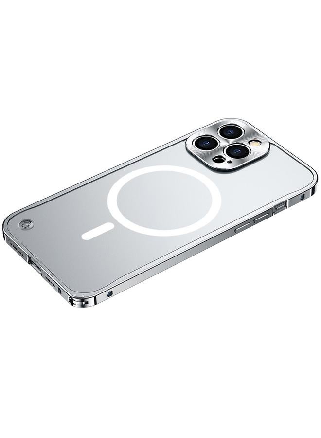 Zaboon Case For iPhone 12 Pro Max Metal Frame Frosted PC Shockproof Magsafe Case - Image 1