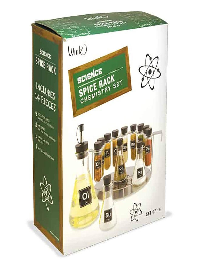 Wink Chemist's Spice Rack, 14 Piece Chemistry Spice Rack Set - Image 5