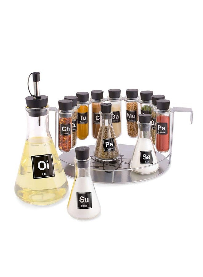 Wink Chemist's Spice Rack, 14 Piece Chemistry Spice Rack Set - Image 1