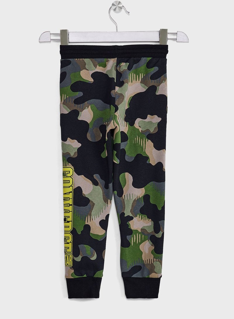 CONVERSE Kids Camo Aop Fleece Sweatpants - Image 2