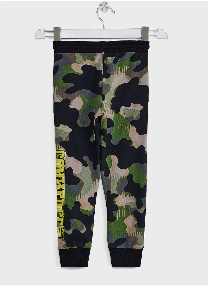 CONVERSE Kids Camo Aop Fleece Sweatpants