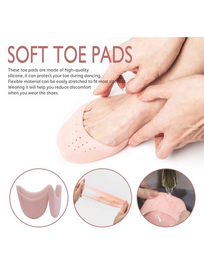 DoGeek Satin Pointe Shoes for Girls and Ladies Professional Ballet Dance Shoes with Ribbon for School or Home (Choose One Size Larger) Pink - Image 5