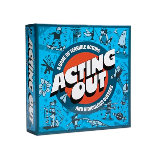 DSS Games Acting Out Fun Charades Guessing Card Game for Kids Tweens Adults 200 Hilarious Card Prompts Perfect for Family Game Night Vacation Quality Time Ages 12 and Up - Image 1