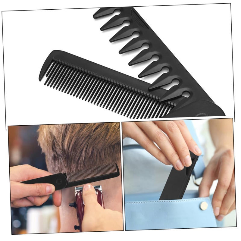 Portable Foldable Beard Comb For Men Compact Styling Tool For Thick Hair - Image 4