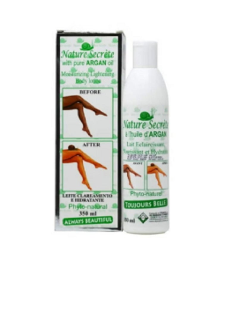 Nature Secret's - Argan Oil Lightening Moisturizing Body Lotion 350 ML - Image 1