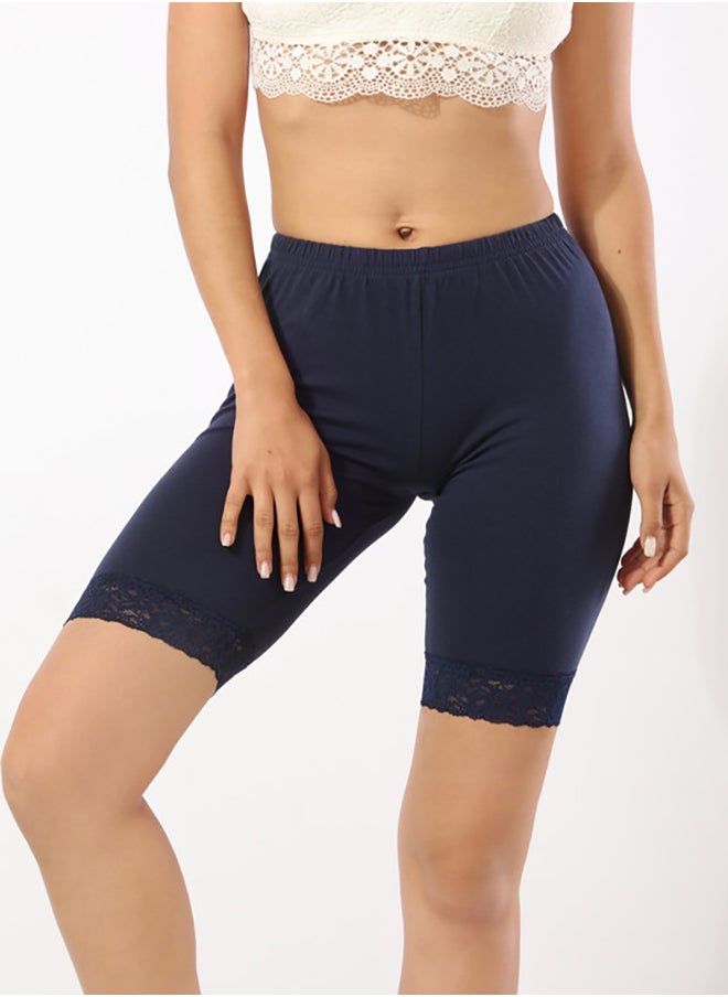 eve CHANTELLE Chantelle's Lacy Biker Shorts  - Image 1