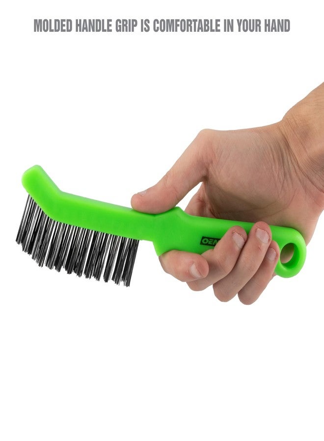 OEMTOOLS OEM TOOLS 25435 Green Brush | Clean Calipers, Shims, and Brake Hardware During Maintenance | Steel Wire Brush & Ergonomic Handle | Slim Design | Fits Anywhere - Image 5