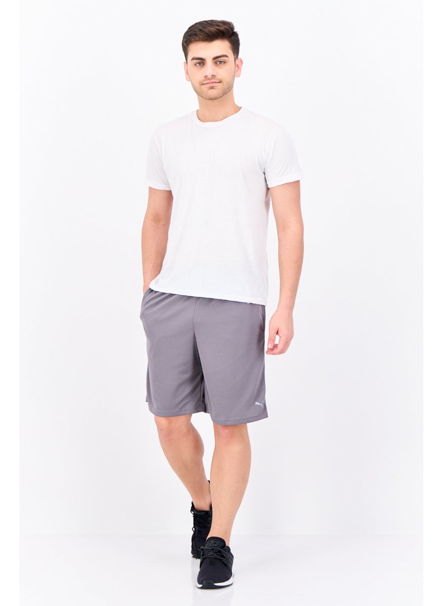 PUMA Men Sportswear Fit 10 Inseam Brand Logo Outdoor Short, Grey  - Image 4