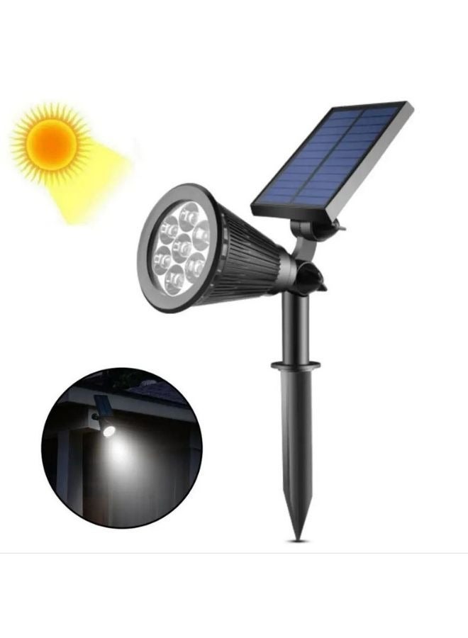 Hummer Outdoor Garden Solar Lights, IP65 Waterproof LED Solar Landscape Spotlights, Auto On/Off LED Solar Landscape Spotlights with Bright & Dark Sensing, Garden, 7 eyes, 2 watts (Warm White) - Image 1
