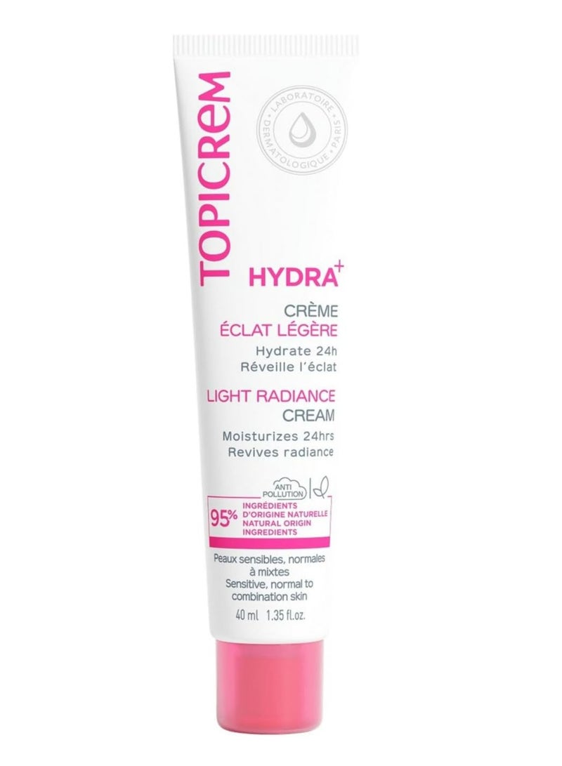 توبي كريم كريم توبيكريم هيدرا+ المرطب والمشرق الخفيف 40 مل - Image 1