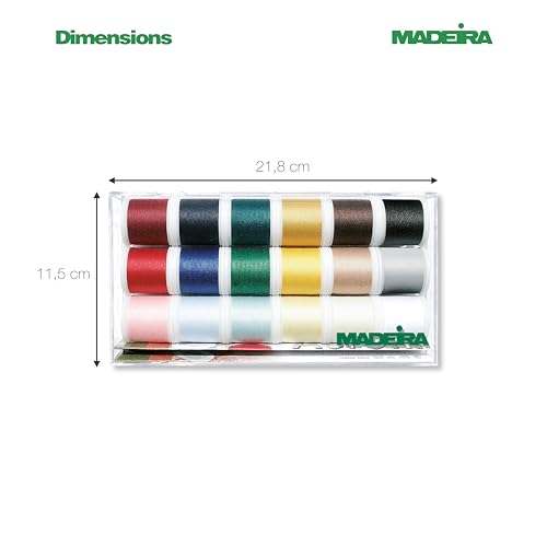 Madeira 20928041 Aerofil 18 Spool Gift Thread Box, Assorted - Image 3