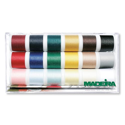 Madeira 20928041 Aerofil 18 Spool Gift Thread Box, Assorted - Image 1