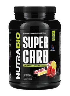 NutraBio Super Carb Raspberry Lemonade 1.8 lb 834 g  - Image 1