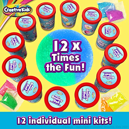 Creative Kids Make Your Own Bouncy Ball Kit - 12 Individual Packs - DIY Science Party Favors & Goody Bag Stuffers - Bulk Craft Bouncy Ball Making Kit - Ideal Valentines Gifts for Classroom - Image 3