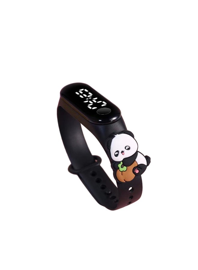 Free Air 6 Pcs Children's Cute Cartoon Waterproof Silicone Touch Watch - Image 3