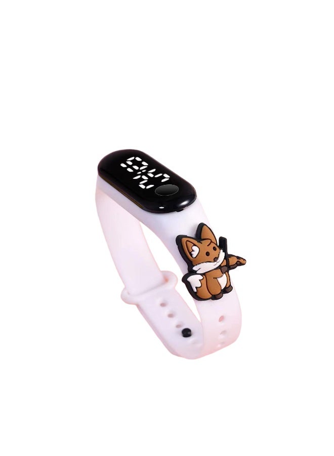 Free Air 6 Pcs Children's Cute Cartoon Waterproof Silicone Touch Watch - Image 4