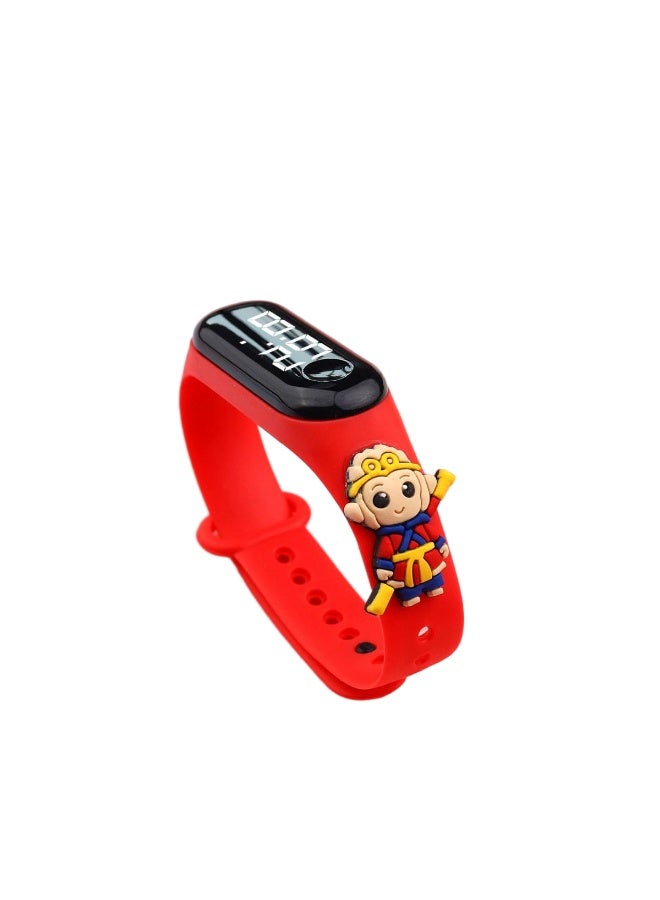 Free Air 6 Pcs Children's Cute Cartoon Waterproof Silicone Touch Watch - Image 5