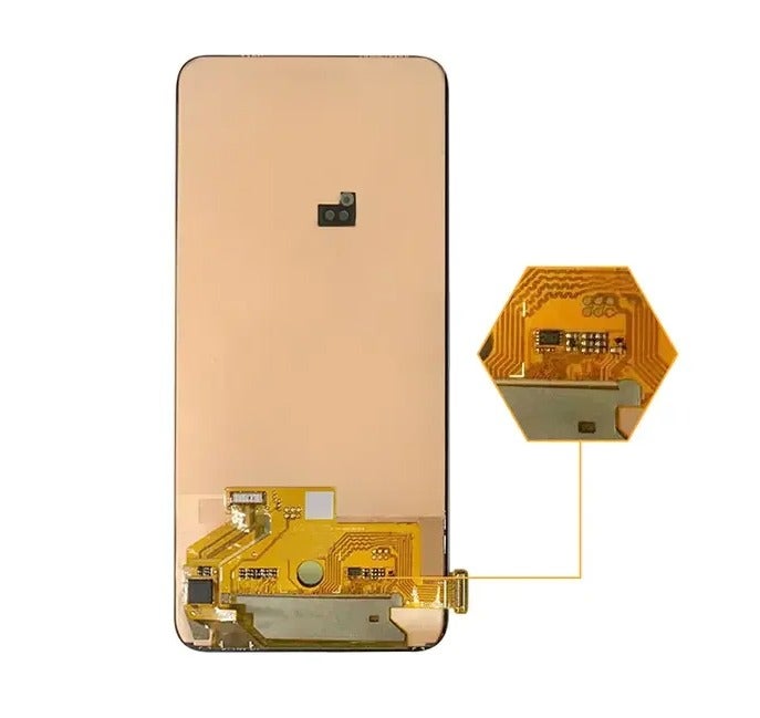 شاشة داخلية عالية الجودة  بديلة ومتوافقة مع موديل تليفون SAM A80 FULL  OLED - جينريك - Image 2