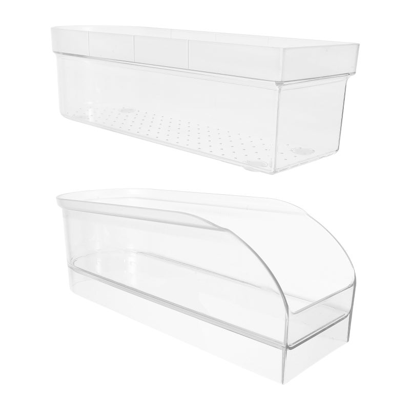 Mini Transparent Storage Box for Hand Mixer Attachments, Portable Organizer Case with Lid for Home Kitchen and Travel Use - Image 1