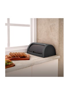 dunya Dunya Bread Box ,BPA Free, With Moving (42*27.4*18cm) Acrylic Lid -Turkey Made White  - Image 2