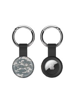 Stylizedd Airtag Case Metal Key Ring with Tough Case for Apple Airtag cover - Digital Camo  - Image 1