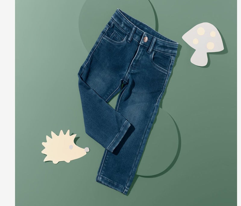 Tchibo Toddlers Girl Stretch Jeans, Blue  - Image 1