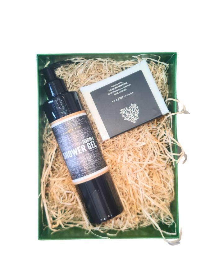 Soap&Friends Natural Skincare Set of 2-in-1 Shower Gel & Men's Soap by Soap&Friends - Image 3