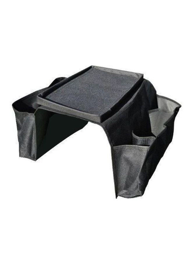 NIBEMINENT 6 Pockets Arm Rest Organizer Black - Image 1