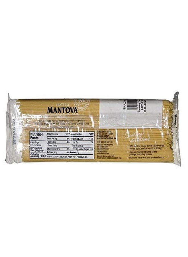 Mantova Italian Bronze Die Spaghetti Pasta - 100% Durum Wheat Semolina Bronze Die Spaghetti - Product Of Italy, 1 Pound (Pack of 6) - Image 3